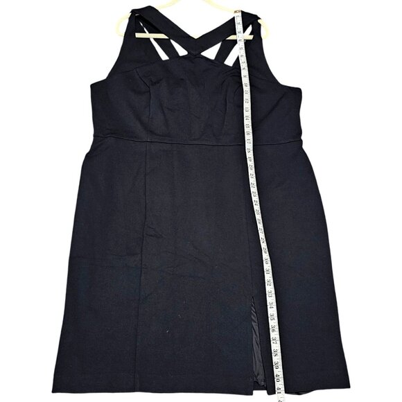 Christian Siriano For Lane Bryant Black Sleeveless Dress 24 - Picture 10 of 12
